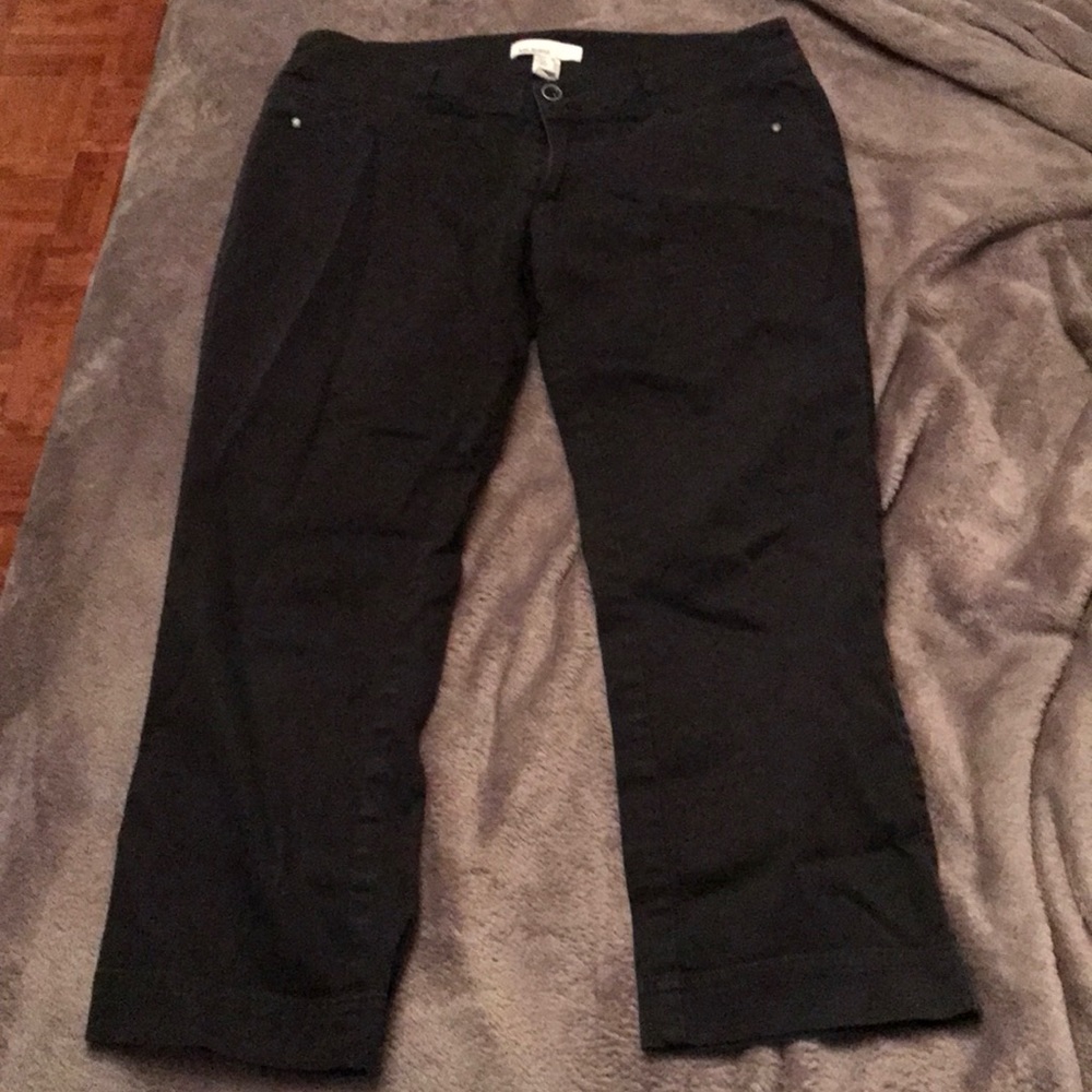*MANGO*Black 3/4 pants